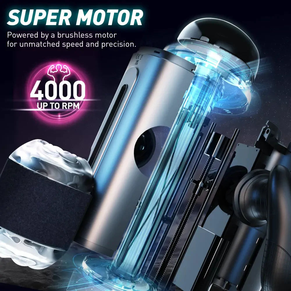 XT6: Masturbador Automático de Pistón Externo con Sistema Universal de Banda