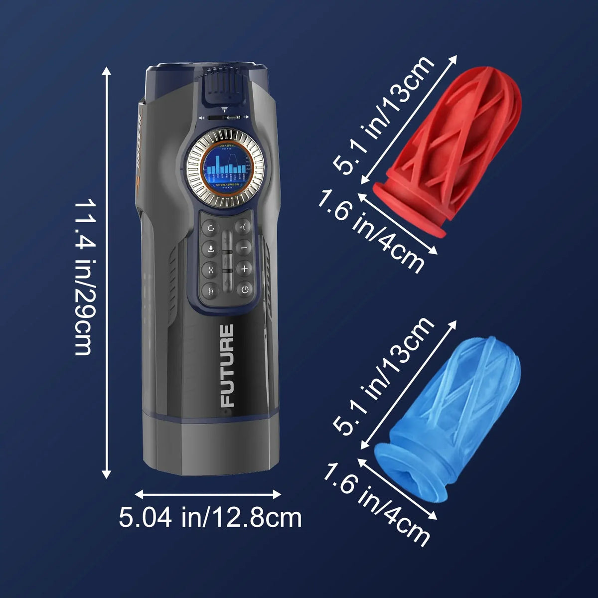 Leten 708 Future Pro: Masturbador Automático con Masaje Airbag y Estación Térmica
