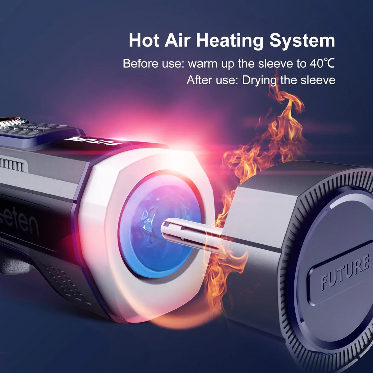 Leten 708 Future Pro: Masturbador Automático con Masaje Airbag y Estación Térmica