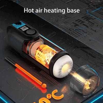 Leten Black Hole Pro: Masturbador Automático con Calefacción Doble y Monitor LED