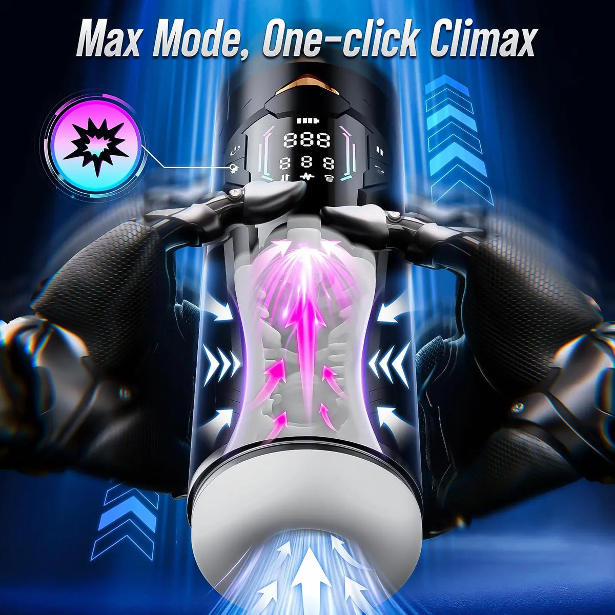 XT4: Masturbador Hands-Free con Tecnología de Contracción Squeeze y App