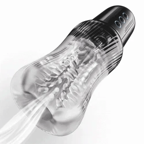 XS14 Pro: Masturbador de Succión con Mango Ergonómico y Doble Motor
