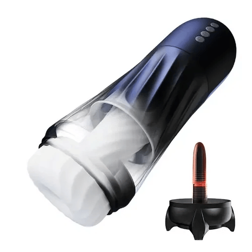 XT3: Masturbador Telescópico a 500 Embestidas/Min con Rotación y Secado Térmico