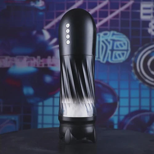 XT3: Masturbador Telescópico a 500 Embestidas/Min con Rotación y Secado Térmico
