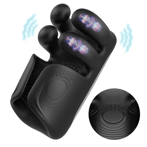 XG21: Entrenador Finger-Pinch con Aletas Flapping y 10 Modos de Vibración