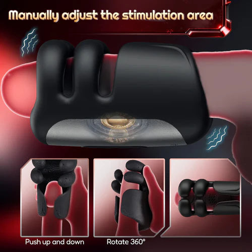 XG21: Entrenador Finger-Pinch con Aletas Flapping y 10 Modos de Vibración