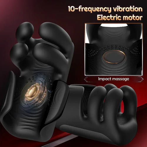 XG21: Entrenador Finger-Pinch con Aletas Flapping y 10 Modos de Vibración