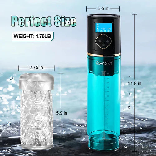 XP6: Bomba de Agua 2 en 1 de Silicona con 6 Niveles de Vacío y Masaje de Hidroterapia