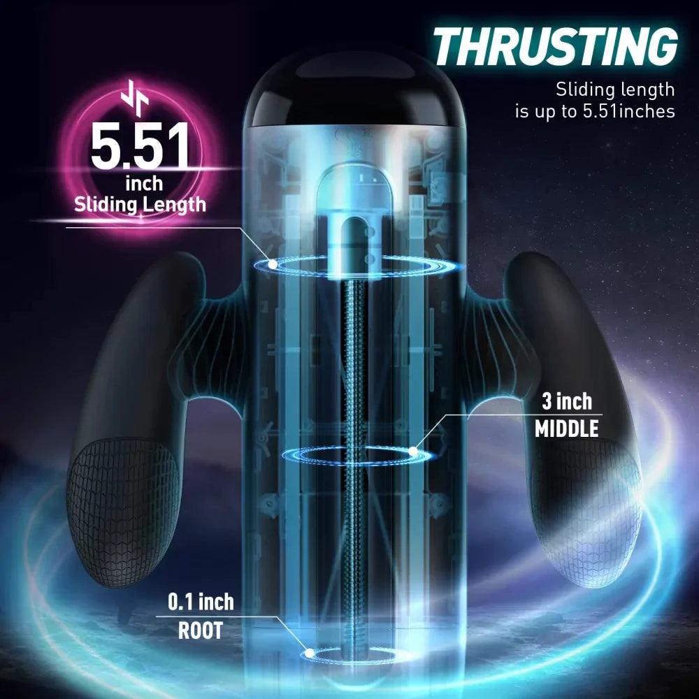 XT6: Masturbador Automático de Pistón Externo con Sistema Universal de Banda