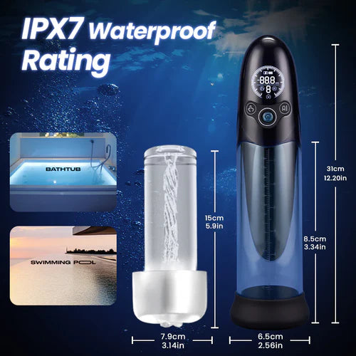 Bathfun Pro ZD-50: Bomba de Agua Inteligente con Control por IA y Pantalla Digital
