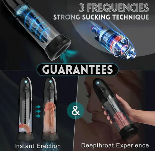 Bathfun Hydro ZD-10: Bomba de Agua Automática Sumergible con 3 Modos de Succión