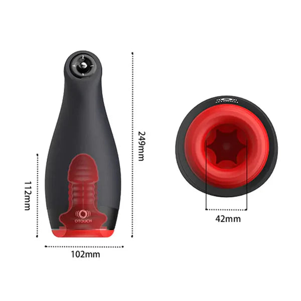 XV9: Máquina de Oral con Calentamiento Rápido, Joystick de 4 Direcciones, 5 Modos de Empuje y 7 de Vibración