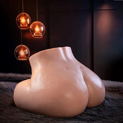 Carmen: Torso de Silicona para Doggy-Style con Glúteos Deportivos y Caderas Elevadas (11,5 kg)
