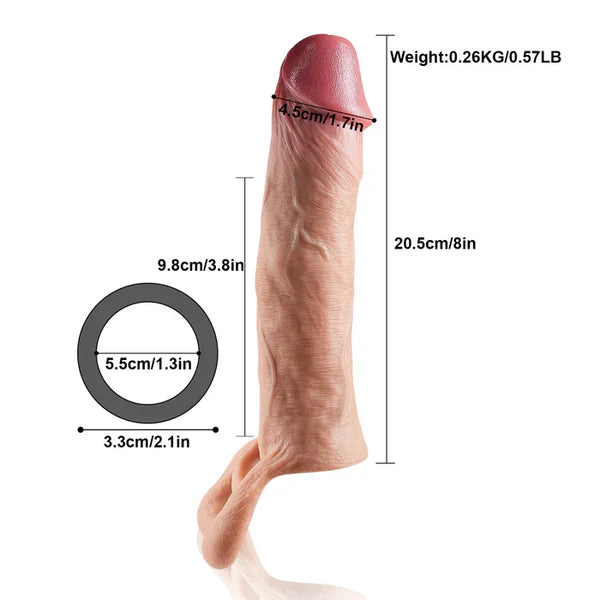 CS14: Funda Master Extension XXL Realista para Máximo Grosor (8 x 2,1")
