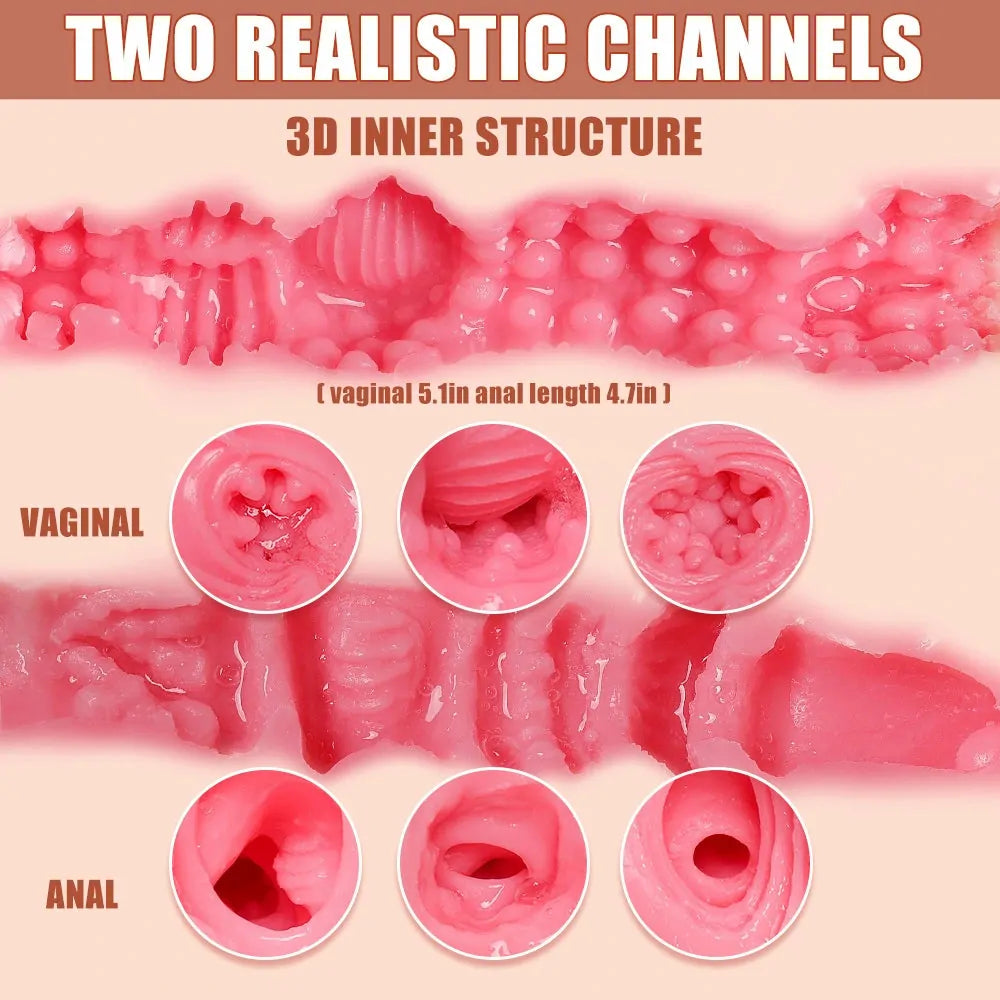 Elena: Torso Erótico de Silicona con Pechos XXL de Gel y Curvas Voluptuosas (20,0 kg)