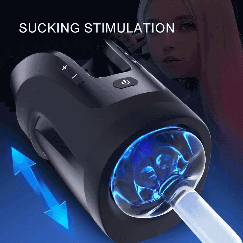 Leten Cannon King Mini: Masturbador Automático Compacto a 600 SPM con 2 Fundas