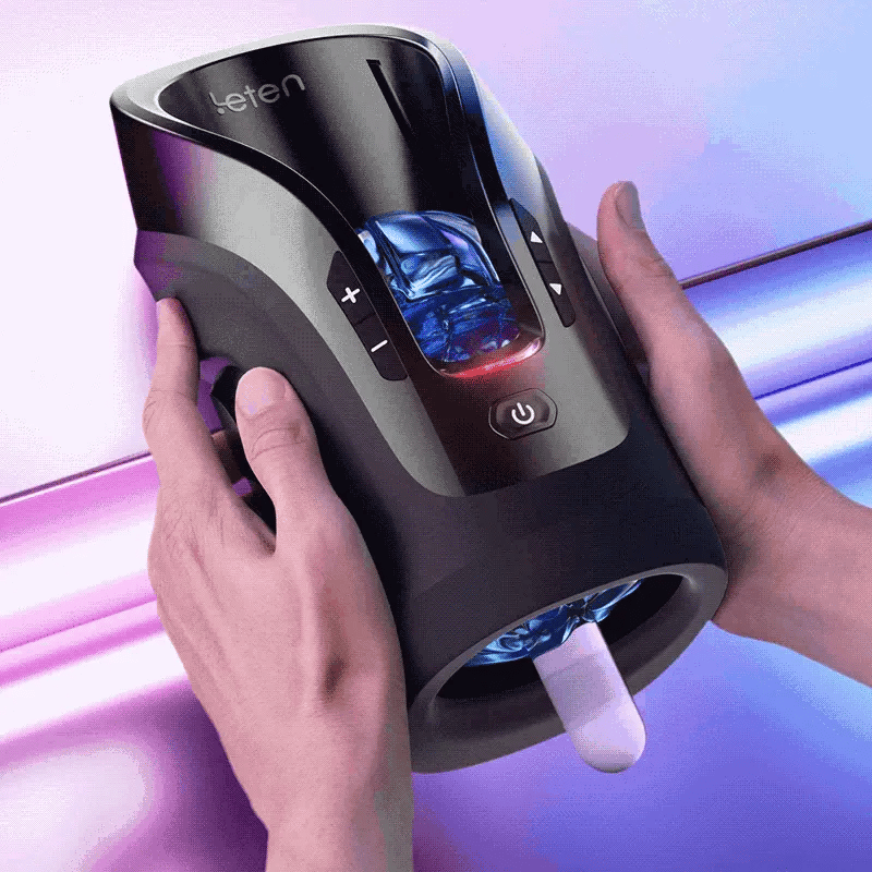 Leten Cannon King Mini: Masturbador Automático Compacto a 600 SPM con 2 Fundas
