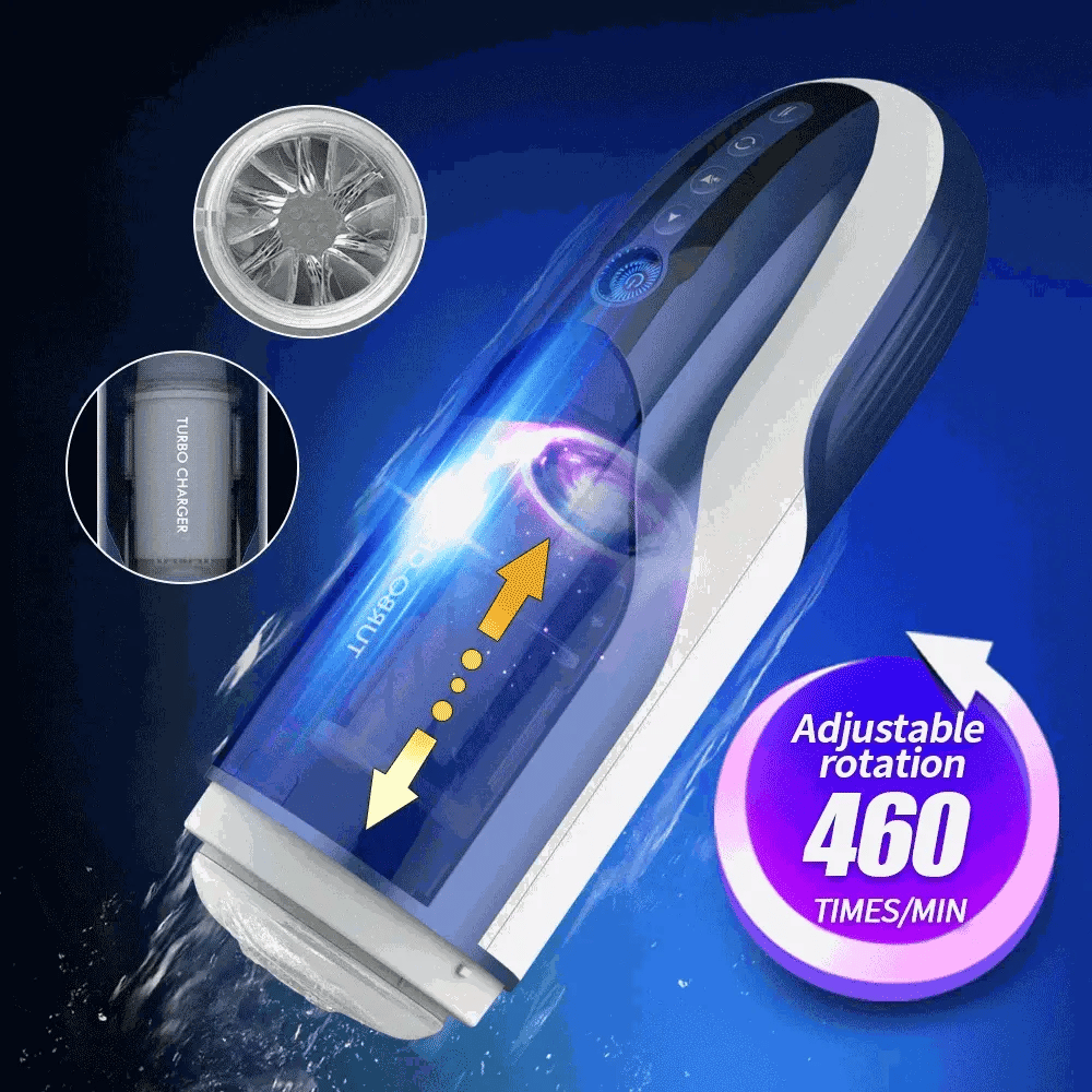 Leten Turbo Charger: Masturbador Automático de Doble Motor a 460 RPM
