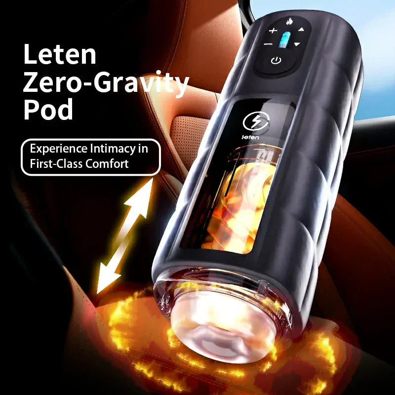 Leten Zero Gravity: Masturbador Automático de Lujo con 168 LEDs a 42°C y Vibración