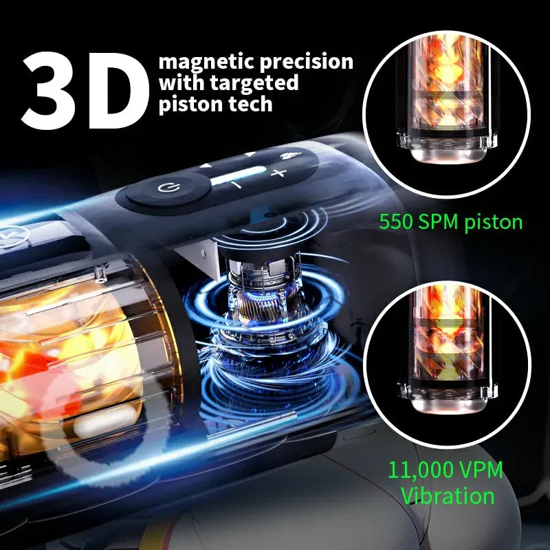 Leten Zero Gravity: Masturbador Automático de Lujo con 168 LEDs a 42°C y Vibración