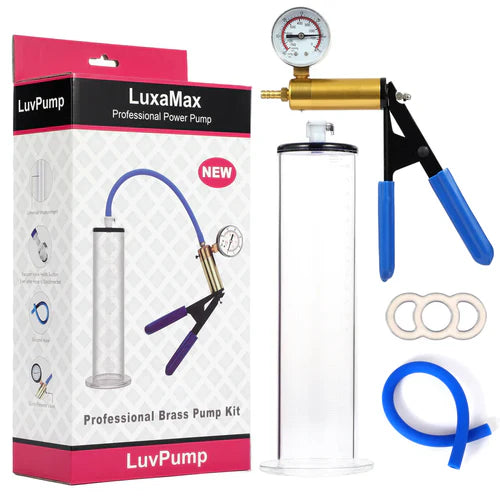 Luxamax Premium: Bomba de Vacío Heavy-Duty con Cuerpo de Latón y Empuñadura de Tijera