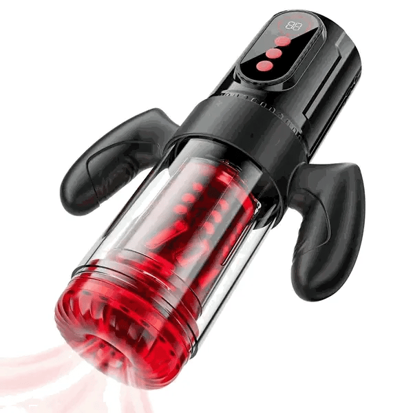 XS5: Máquina de Sexo Oral Automática 3 en 1 con Mango Removible