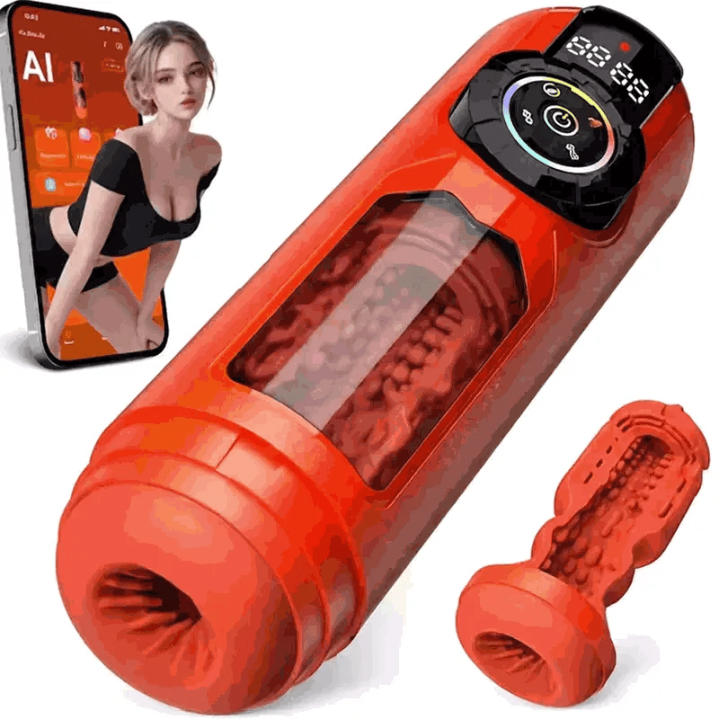 XT12: Masturbador Automático 5 en 1 Inteligente con App y Calefacción