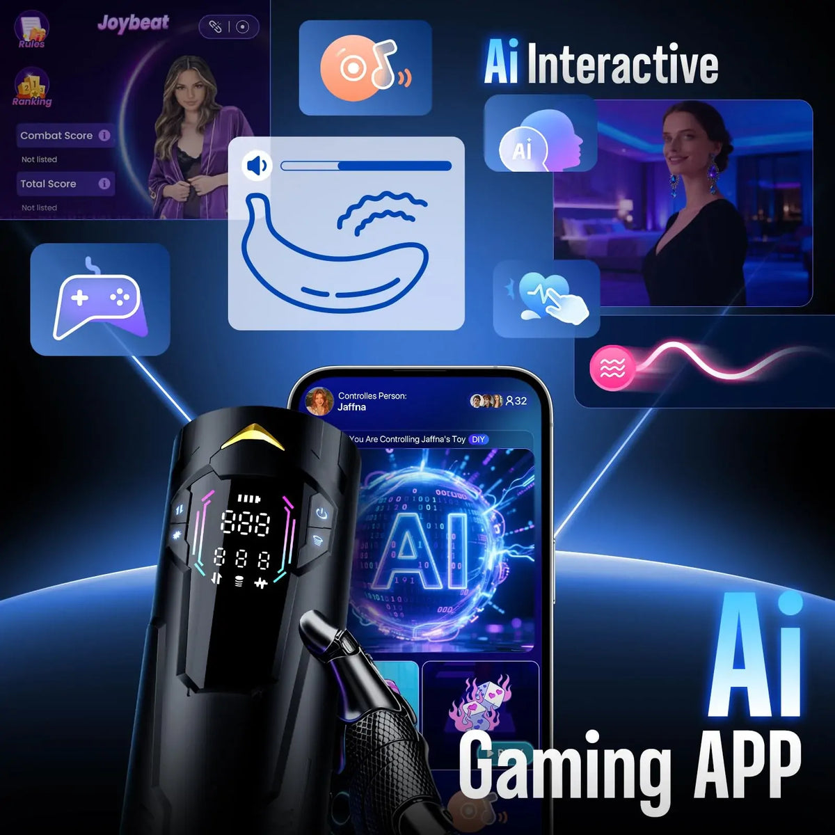 XT4: Masturbador Hands-Free con Tecnología de Contracción Squeeze y App