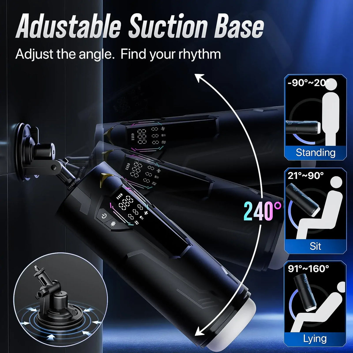 XT4: Masturbador Hands-Free con Tecnología de Contracción Squeeze y App