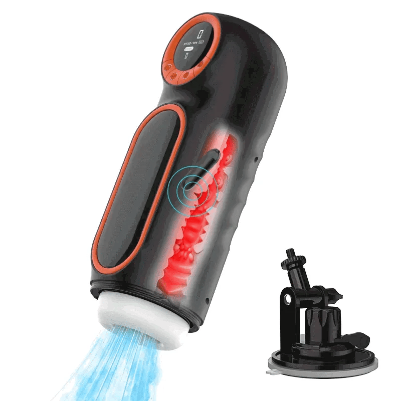 XT1: Masturbador Hands-Free con Ventosa Potente y Botón Turbo Climax