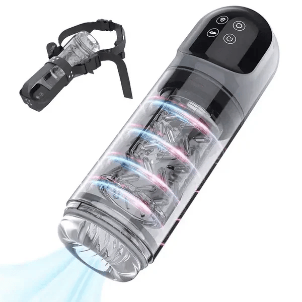XR3 Plus: Masturbador Sumergible 2 en 1 y Bomba de Vacío con Rotación