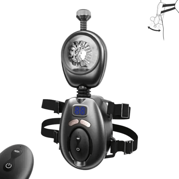 XT11: Masturbador Wearable Hands-Free Ajustable con Mando a Distancia