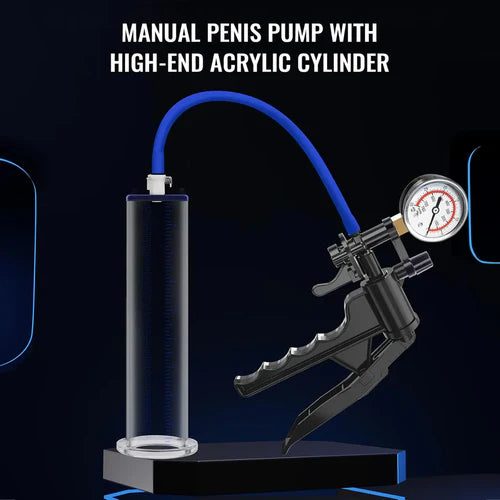 OptiMax: Bomba de Vacío Manual con Tubo Flexible, Pera de Presión y Escala Graduada