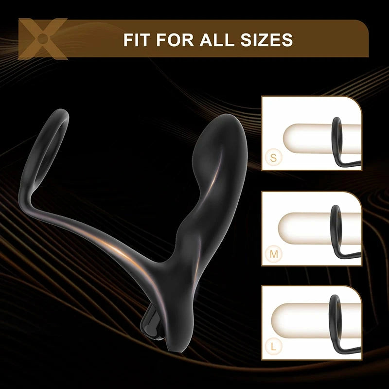 PM1: Masajeador de Próstata de Silicona Médica con Cuerpo Hollow-Body Ergonomizado y Guía Vibratoria