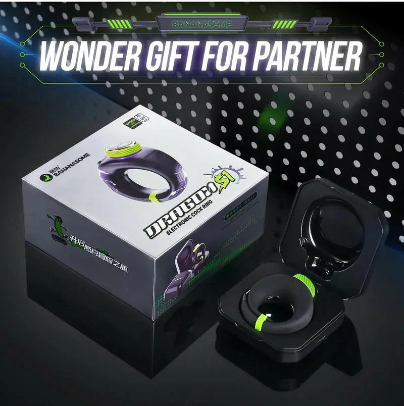PR1: Anillo de Pene Inteligente E-Shock de Silicona con Sistema Twist-to-Tighten y Control por App