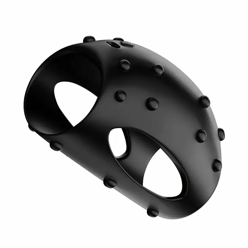 PR2: Anillo Vibrador de Pareja de Silicona Elástica con Estructura para el Clítoris (10 Modi)