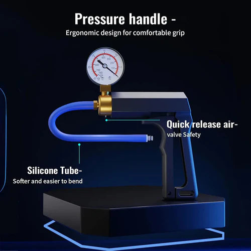 Promax Premium: Bomba de Vacío Profesional con Palanca Mecánica y Manómetro Analógico