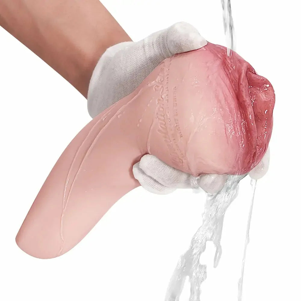 PU08: Masturbador de Silicona de Platino de Estilo Mature con Laberinto Interno (24,5 cm)