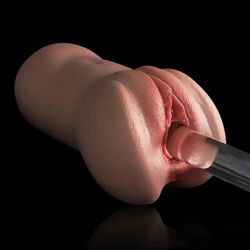 PUX07-Flesh: Réplica de Silicona de Platino con Vulva Detallada y Laberinto Interior (1,0 kg)