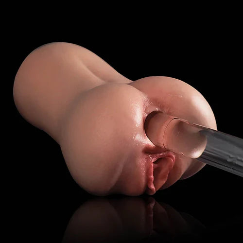 PUX07-Flesh: Réplica de Silicona de Platino con Vulva Detallada y Laberinto Interior (1,0 kg)