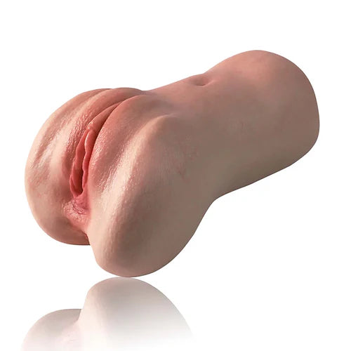 PUX07-Flesh: Réplica de Silicona de Platino con Vulva Detallada y Laberinto Interior (1,0 kg)
