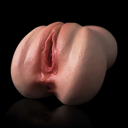 PUX07-Flesh: Réplica de Silicona de Platino con Vulva Detallada y Laberinto Interior (1,0 kg)