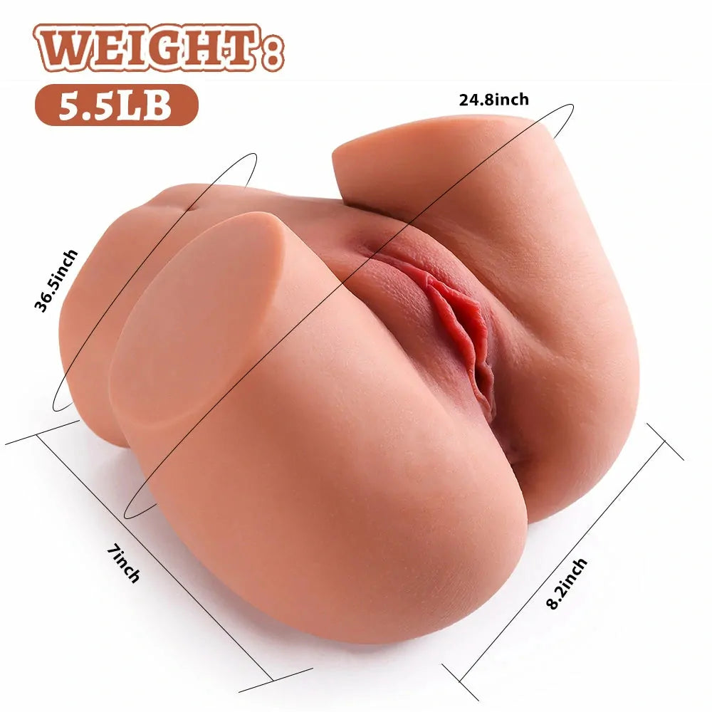 Tracey: Trasero Erótico Compacto Sensación Piel Real con Textura Detallada (2,5 kg)