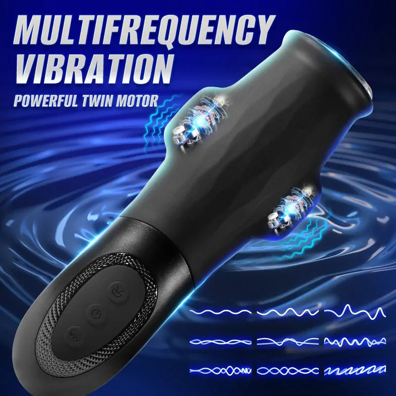 XS3: Masturbador Ultra Ajustado Snug-Fit con Succión y Vibración