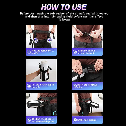 XA6: Soporte de Correa Wearable y Strap para Masturbadores Manos Libres