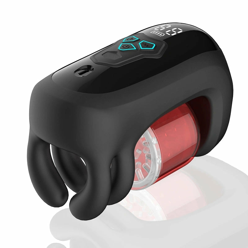 XG10: Entrenador de Glande Rotatorio 360° con Función Biting y Succión Ajustable