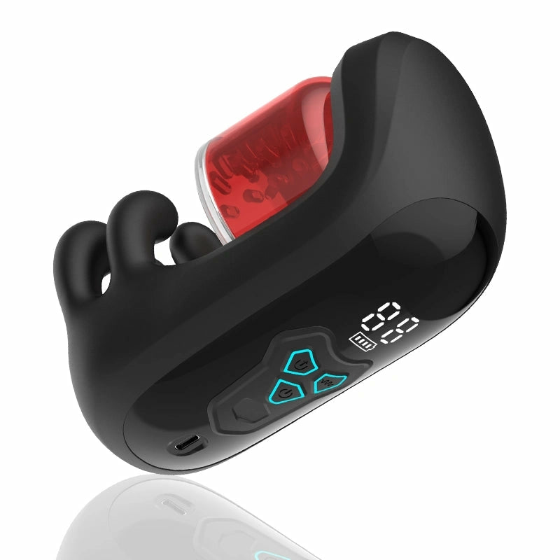 XG10: Entrenador de Glande Rotatorio 360° con Función Biting y Succión Ajustable
