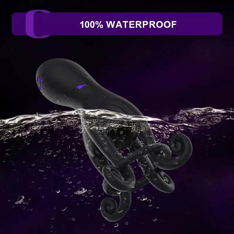 XG11: Vibrador de Glande Hands-Free con Soporte de Anillo para Pene (Cockring Support)