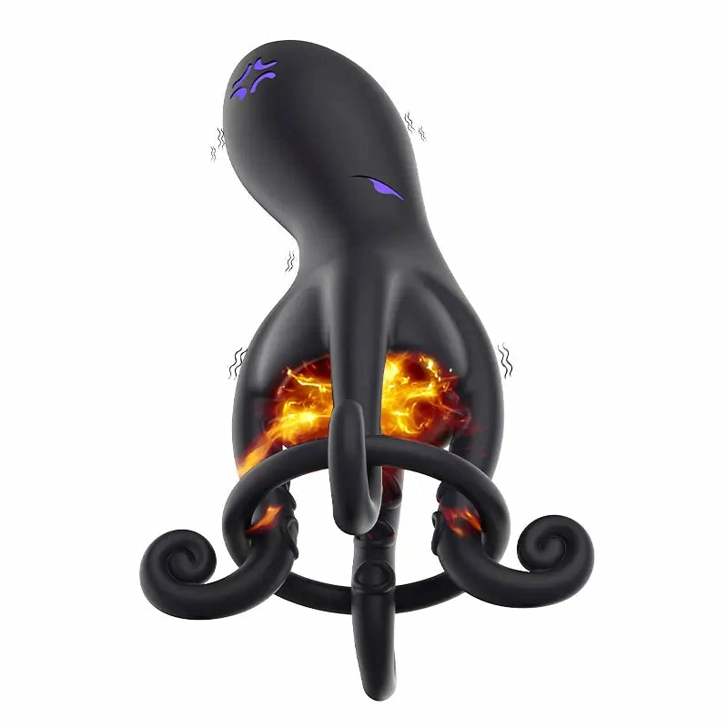XG11: Vibrador de Glande Hands-Free con Soporte de Anillo para Pene (Cockring Support)