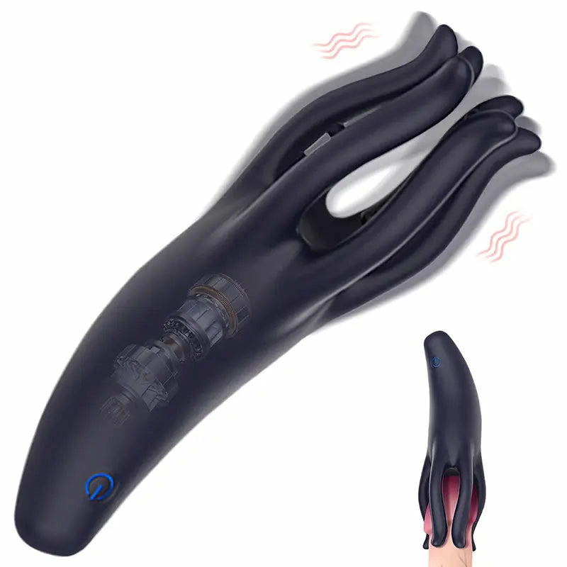 XG17: Entrenador de Glande Slim Octopus de 10 Velocidades – Compacto y Ergonómico